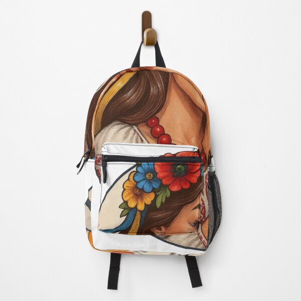 Item preview, Illustration of Woman in Eastern European Attire Holding a Graph designed and sold by Creative88Art.