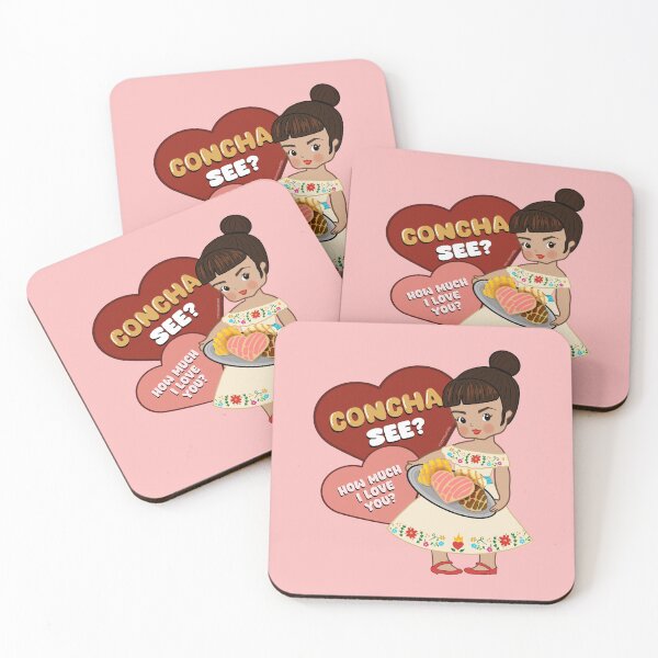 Item preview, Funny Latino Vintage Valentine Pan Dulce Concha Baker designed and sold by Francielandia.