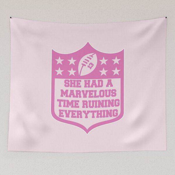 Item preview, Taylor Swift she had a Marvelous time ruining football Pink designed and sold by baranskini.
