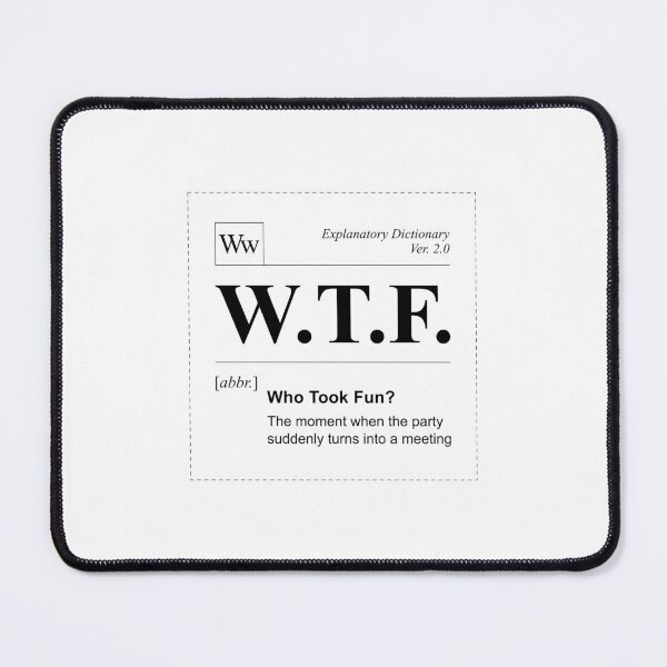 Item preview, WTF - Word of a Day designed and sold by oops-I-drew-again.