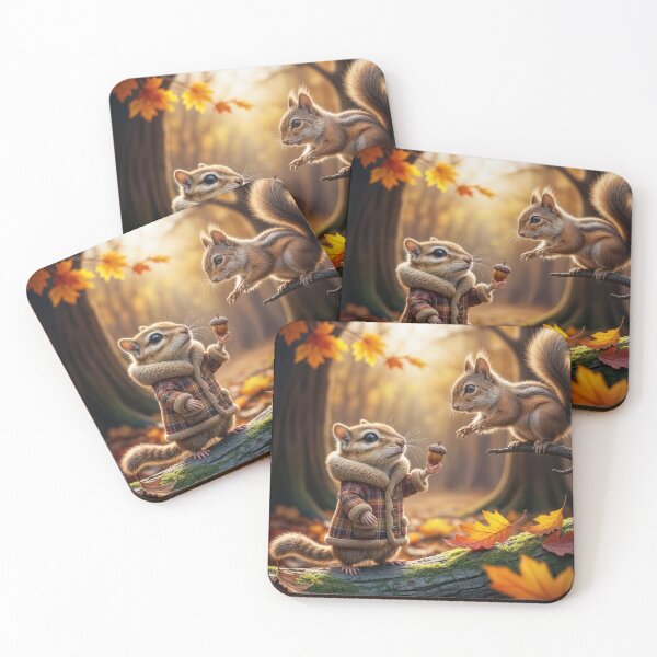 Item preview, Autumn Chipmunks In an Autumn Forest designed and sold by Maria Dryfhout.