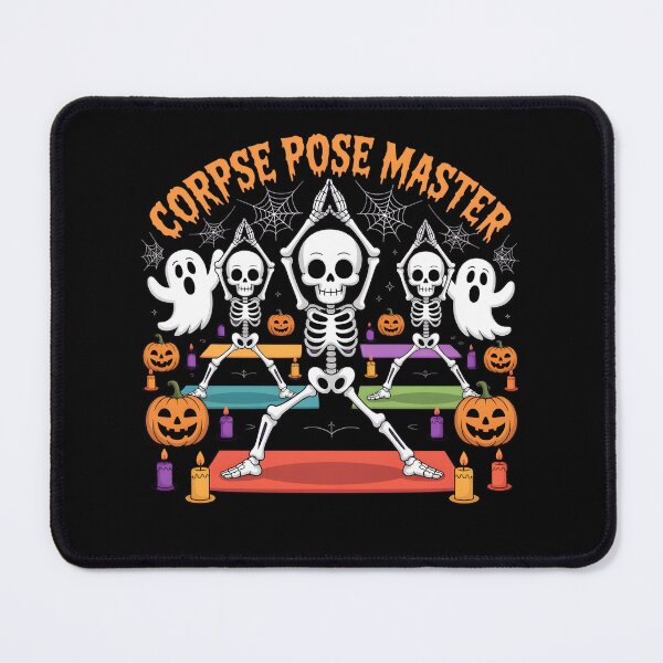 Item preview, Corpse Pose Master, Yoga Halloween, Funny Gift for Yoga designed and sold by elikatti.