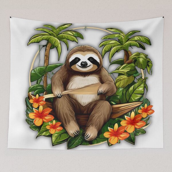 Item preview, Lazy Sloth in Action designed and sold by Zofia Sosnecka.