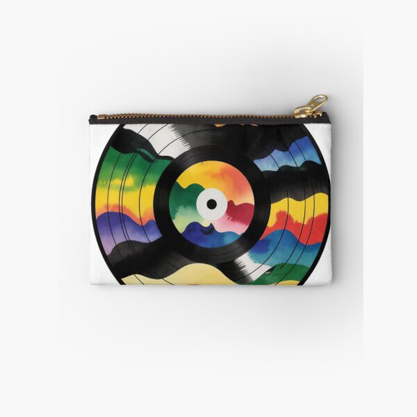 Item preview, Vinyl Record with Colorful Abstract Wave Pattern Design designed and sold by Creative88Art.