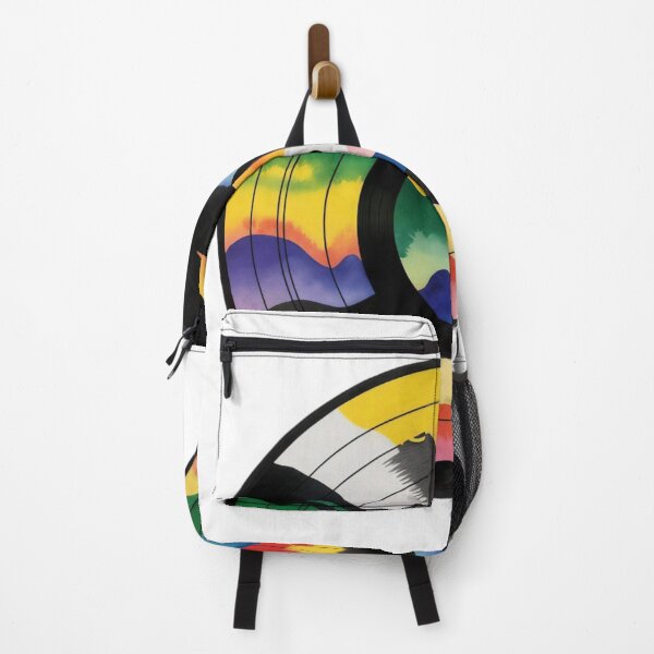 Item preview, Vinyl Record with Colorful Abstract Wave Pattern Design designed and sold by Creative88Art.