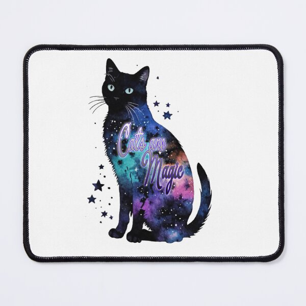 Item preview, Galaxy Watercolor Cat sticker cats are magic designed and sold by Zencookie.