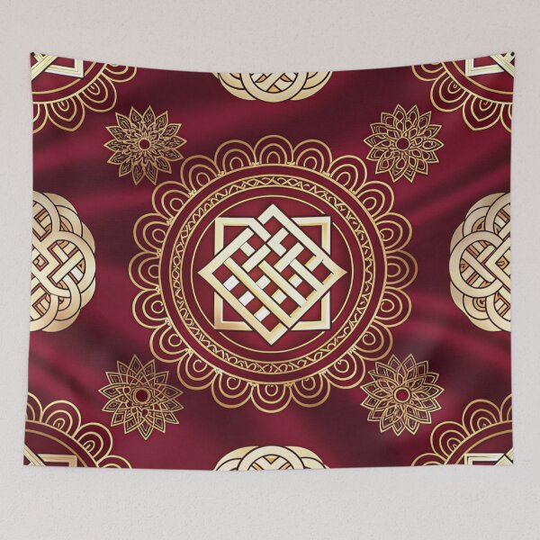Item preview, Tibetan endless knot & mandalas . designed and sold by Lucky 777.