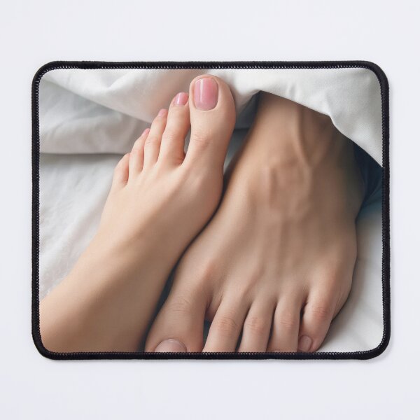 Item preview, Bare Feet Touching On a White Bedsheet designed and sold by Maria Dryfhout.