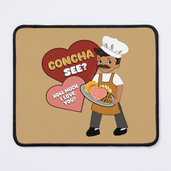 Item preview, Funny Latino Concha Valentine Vintage Pan Dulce designed and sold by Francielandia.