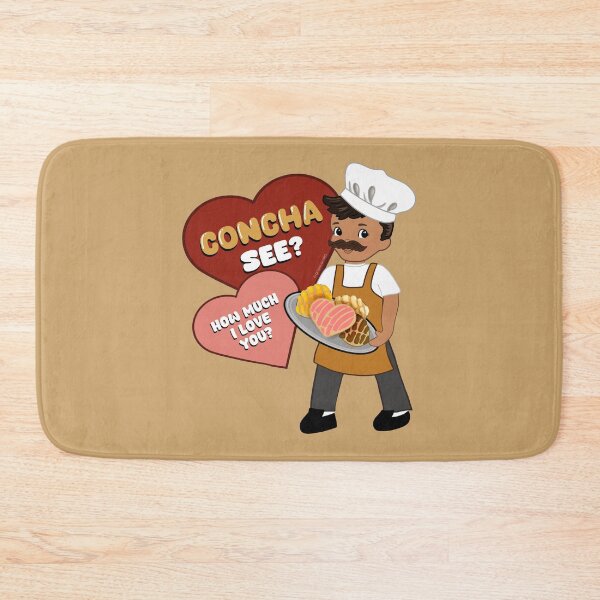 Item preview, Funny Latino Concha Valentine Vintage Pan Dulce designed and sold by Francielandia.
