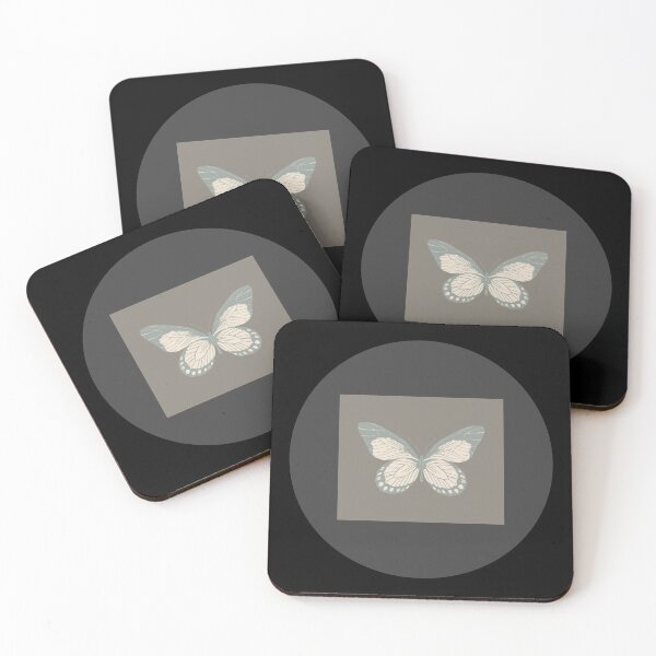 Item preview, Circle Square Butterfly Print  designed and sold by VisionSticker.