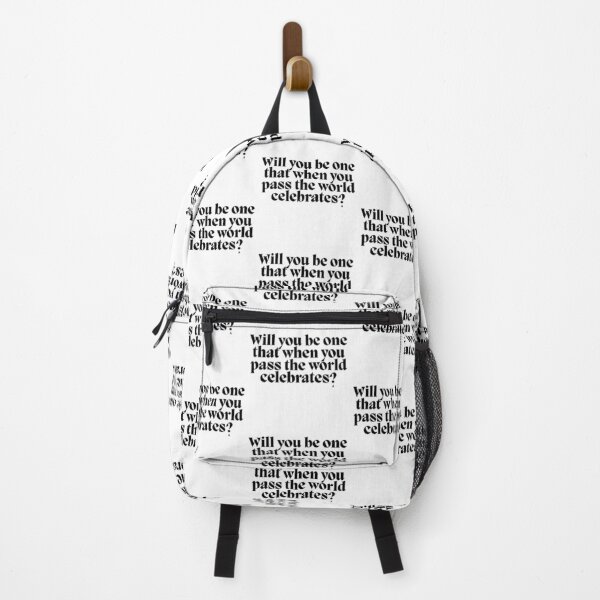 Item preview, Will you be one that when you pass the world celebrates? designed and sold by Finds.