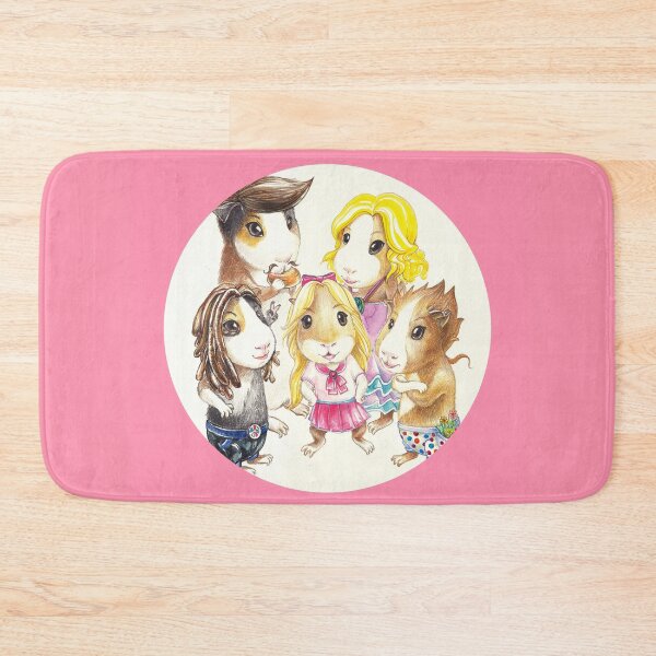Item preview, Guinea pig family living the Güell park in Barcelona   designed and sold by Nayonaaaa.