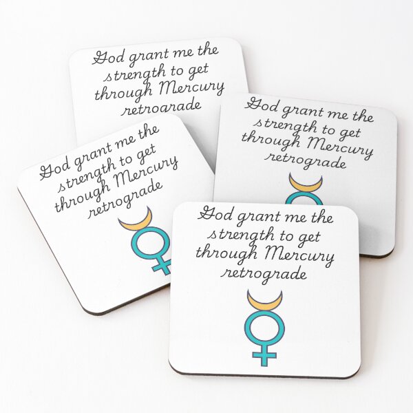 Item preview, God Grant Me the Strength - Mercury Retrograde designed and sold by Foxy Candy.