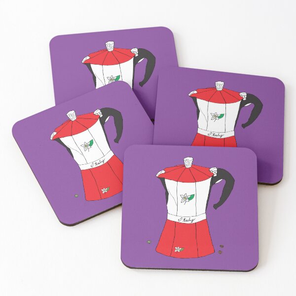 Item preview, Espresso Maker on Purple designed and sold by fabudesigns11.