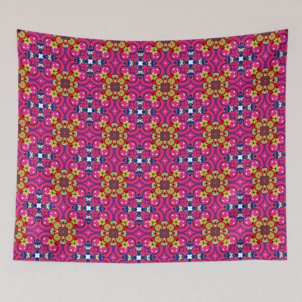 Item preview, abstract pattern blob rings seamless colorful repeat designed and sold by Abrahamjrnd.