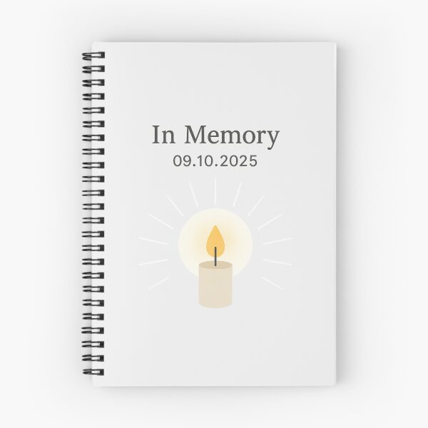 Item preview, In Memory – Candle Tribute 09.10.2025 designed and sold by Bratak.