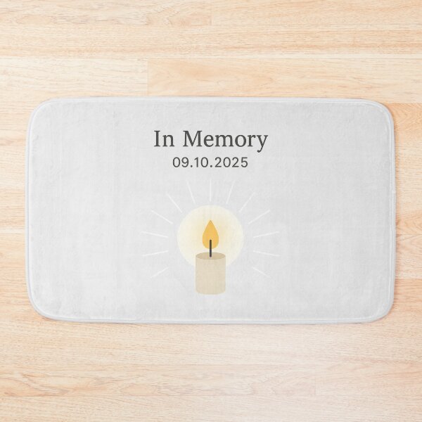 Item preview, In Memory – Candle Tribute 09.10.2025 designed and sold by Bratak.