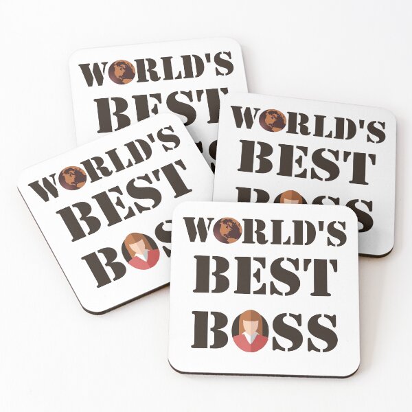 Item preview, World’s Best Boss – Funny Quote Design designed and sold by ArtsyExplorer.