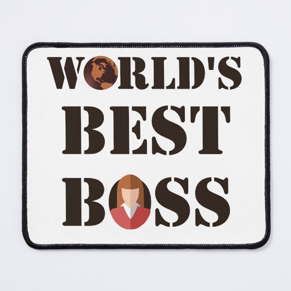 Item preview, World’s Best Boss – Funny Quote Design designed and sold by ArtsyExplorer.