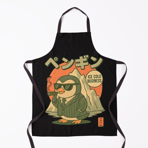 Artikelvorschau, Eiskalter Business-Pinguin – Retro Coole Tierillustration entworfen und verkauft von AwesomeBeyondLimits.