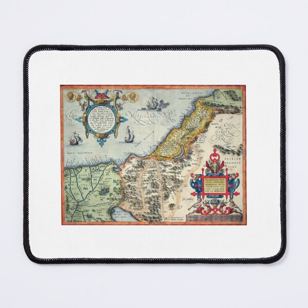 Item preview, Palestine map from 16th century made by Hondius designed and sold by Say_it_aloud.