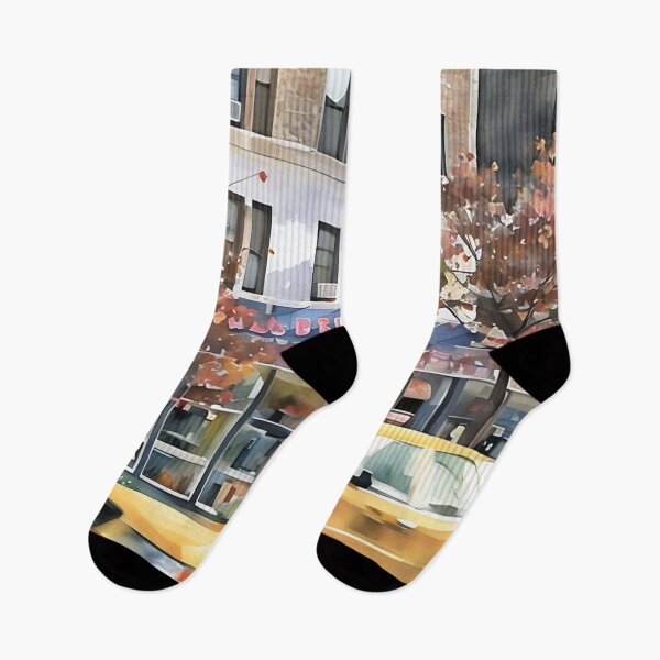 Item preview, Taxi Past designed and sold by RCWatercolours.