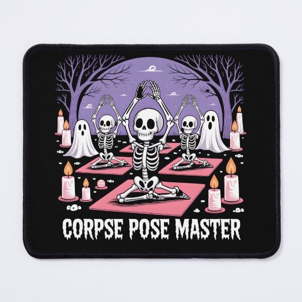 Item preview, Yoga Halloween, Corpse Pose Master, Gift For Yoga Lovers designed and sold by elikatti.
