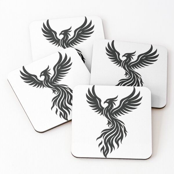 Item preview, Tribal Phoenix – Black Tribal Phoenix | Mythical Bird Renaissance designed and sold by DjokosDisigns.