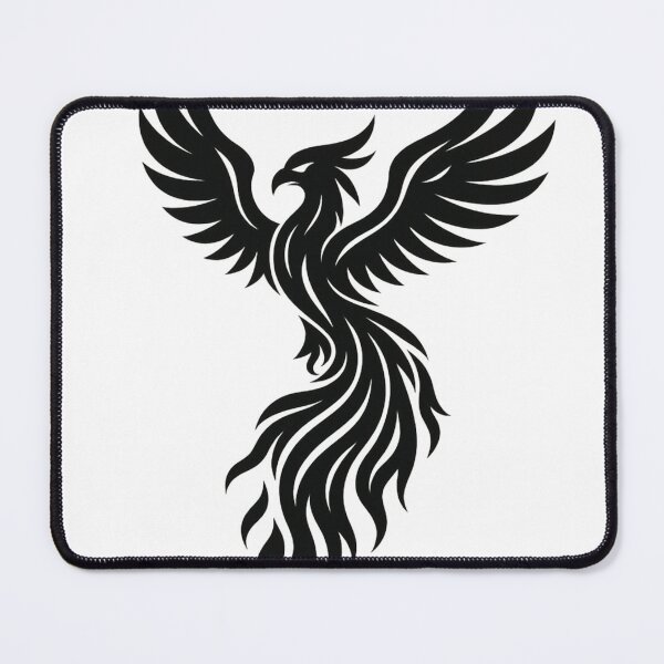Item preview, Tribal Phoenix – Black Tribal Phoenix | Mythical Bird Renaissance designed and sold by DjokosDisigns.