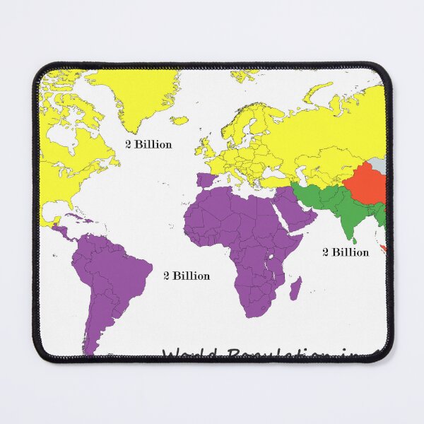 Item preview, World Population in 4 Parts designed and sold by TurningPointSS.