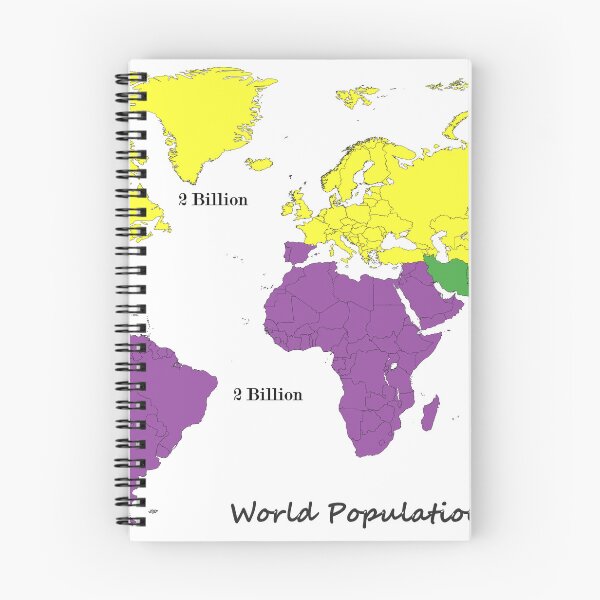 Item preview, World Population in 4 Parts designed and sold by TurningPointSS.
