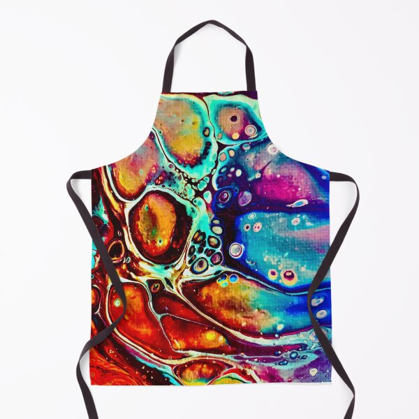 Item preview, Rainbow cellular pouring art designed and sold by baksuart.