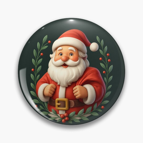 Item preview, Santa in 3D. Papa Noël 3D designed and sold by Drawingshirts.