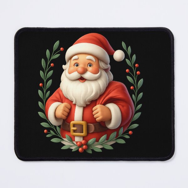 Item preview, Santa in 3D. Papa Noël 3D designed and sold by Drawingshirts.