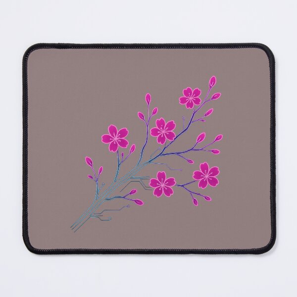 Item preview, Circuit Blossom – Futuristic Neon Sakura designed and sold by DreamMachine69.