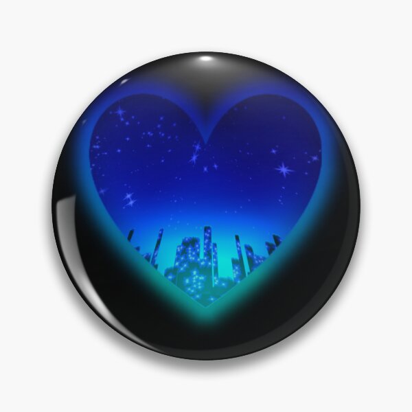 Artikelvorschau, Magic City Space Heart entworfen und verkauft von KD das Lama.