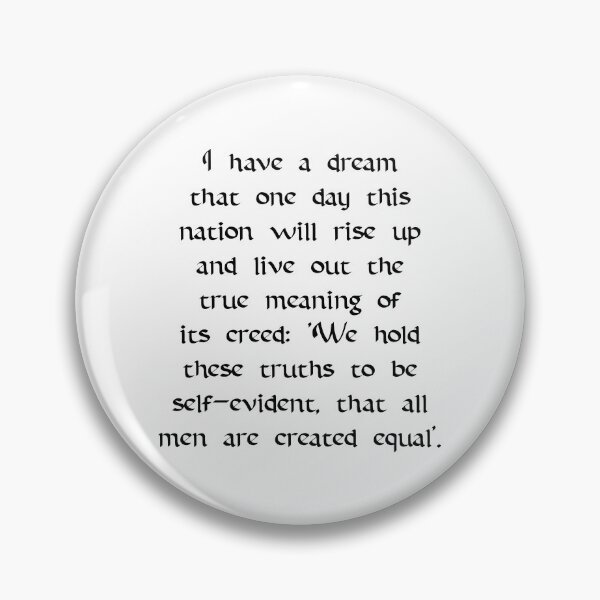 Item preview, All Men Are Created Equal Quote designed and sold by Apex Designs.
