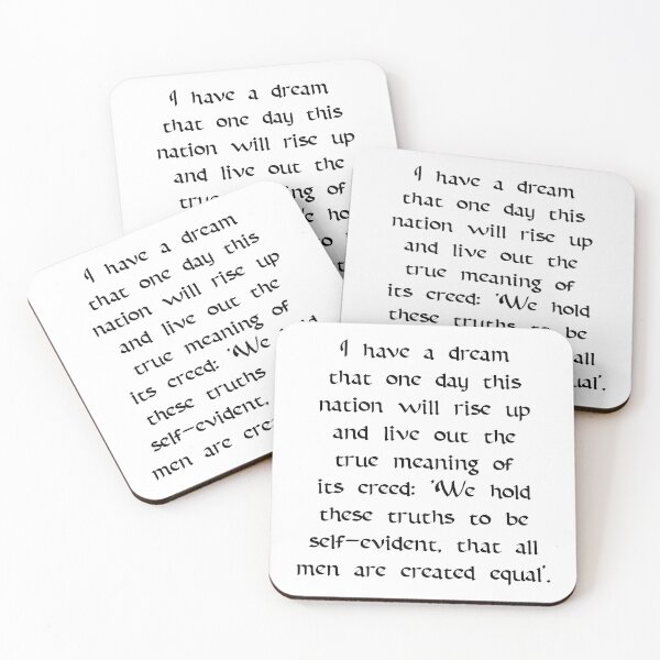 Item preview, All Men Are Created Equal Quote designed and sold by Apex Designs.