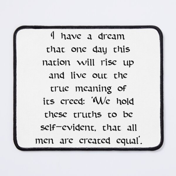 Item preview, All Men Are Created Equal Quote designed and sold by Apex Designs.