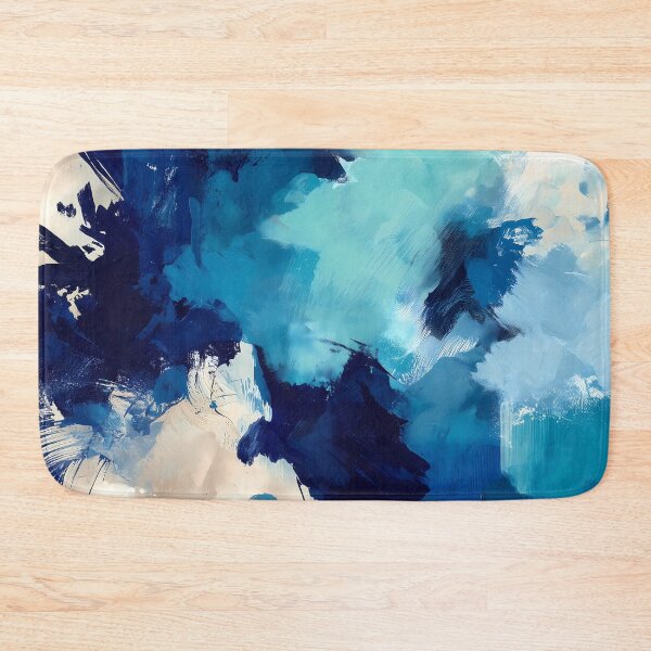 Item preview, Minimalist art in blue – abstract illustration for posters & phone cases designed and sold by SuperCaseCenter.
