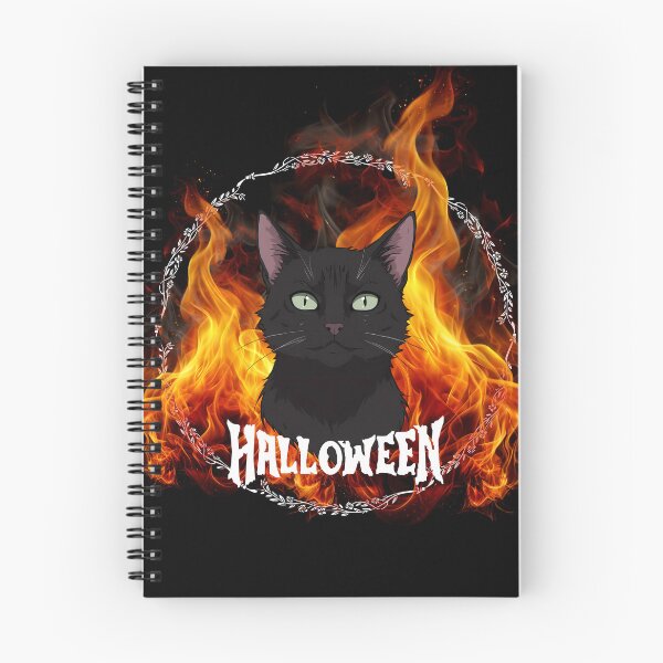 Item preview, Halloween Black Cat designed and sold by CuteBeastArt.