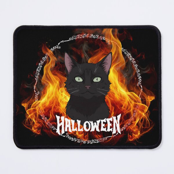 Item preview, Halloween Black Cat designed and sold by CuteBeastArt.