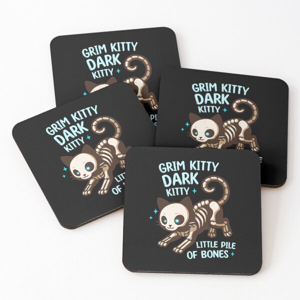 Item preview, Spooky Cute Cat Skeleton designed and sold by NitsuNitsu.