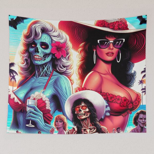 Item preview, Horror Beach Girls designed and sold by PulpVintage.