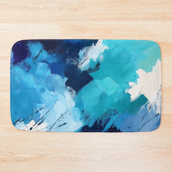 Item preview, Abstract blue art – modern illustration in cool tones designed and sold by SuperCaseCenter.