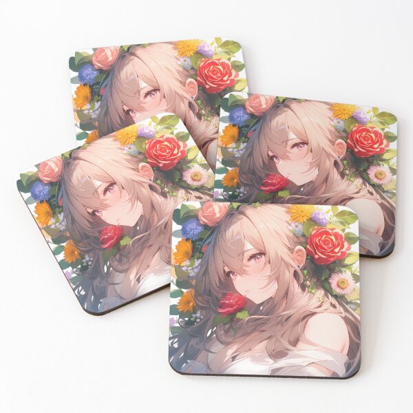 Item preview, Anime Girl Historical Ships Stunning Floral Beauty designed and sold by ART ATTACK ZONE.