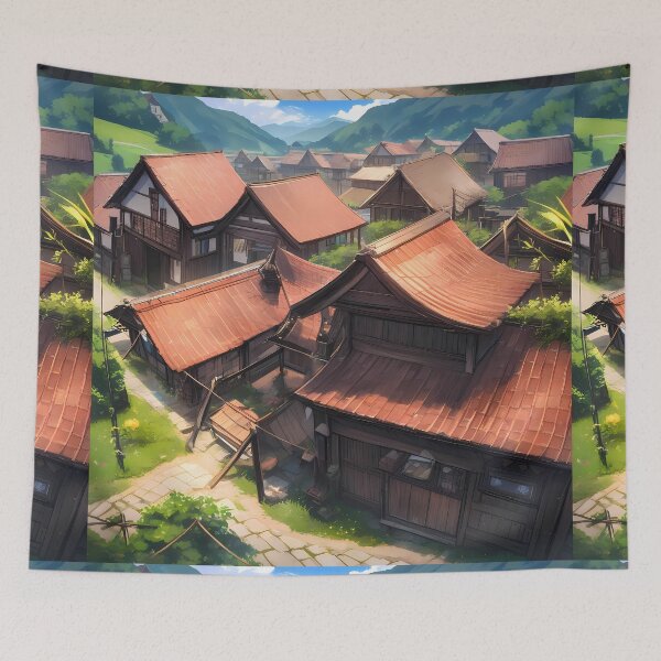 Item preview, Asian Village Historical Ships Stunning Floral Beauty designed and sold by ART ATTACK ZONE.