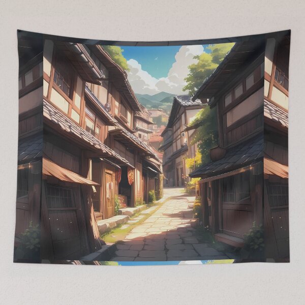 Item preview, Asian Villages Historical Ships Stunning Floral Beauty designed and sold by ART ATTACK ZONE.