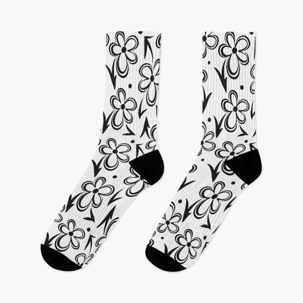 Item preview, Big Bold Flower in Black and White designed and sold by Infinite-Charm.